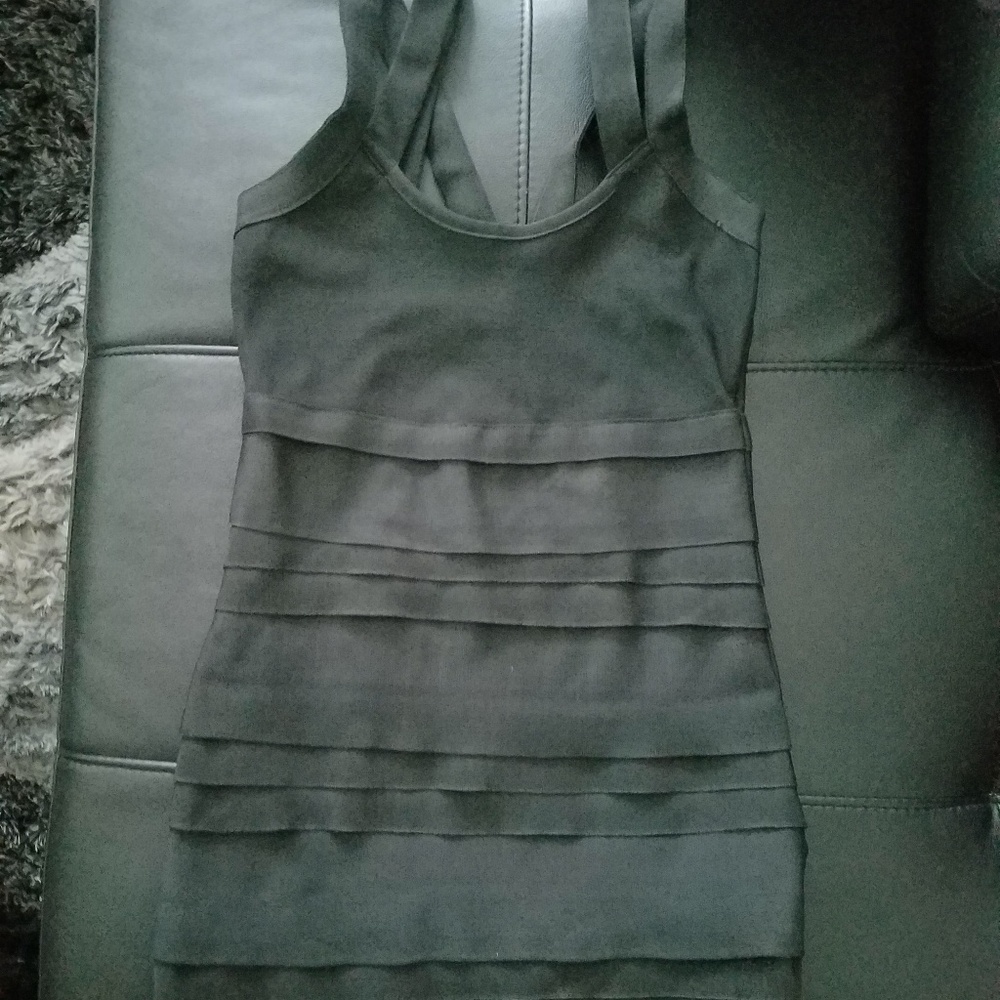 Women mini black bandage dress size M